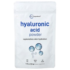 2 X Micro Ingredients, Hyaluronic Acid Powder, 1.76 oz (50 g)