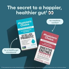 60 Billion CFU Probiotic Digestive Enzymes Bundle Gut Health Bloating Relief Imm