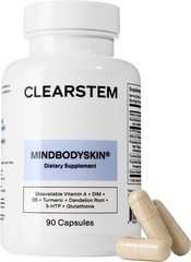 CLEARSTEM Hormonal Acne Supplement – DIM + 5-HTP – 90 Capsules
