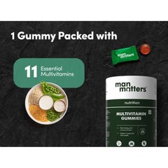 Man Matters Multivitamin Gummies for Men No Added Sugar 60N