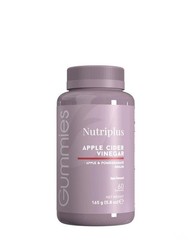 Nutriplus Apple Cider Vinegar Gummies, 60 pc Free Ship – Gomitas Vinagre Manzana
