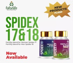 Spidex 17 & Spidex 18 male And Female Fertility Blends X 1 Each