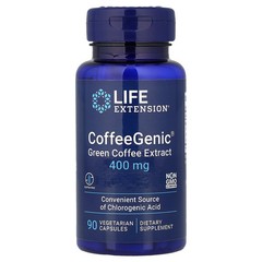 2 X Life Extension, CoffeeGenic�, Green Coffee Extract, 400 mg, 90 Vegetarian C