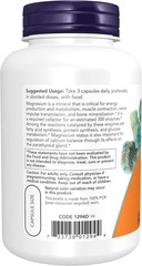NOW Foods Magnesium Citrate 120 Capsules – Vegan Formula for Enzyme & Nervous sy
