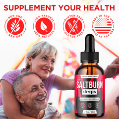 (5 Pack) Salt Burn Drops Advanced Formula Health & Fitness Vitamin 150 Servings