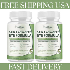 2 Packs Evervision 14 in 1 innovative Eye Formula – 60 Capsules – USA