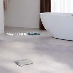 Digital Bathroom Scale for Body Weight, Precision Weighing Scale for Weight Loss
