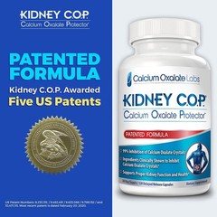 Calcium Oxalate Protector 120 Capsules, Patented Kidney Support for Calcium O…