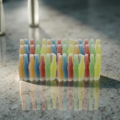 Nik-L-Nip Nostalgic Wax Candy Bottles, Bulk 1 lb. Bag (~55 qty)