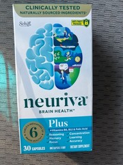 Schiff Neuriva Plus Fast-Acting Brain Performance Capsules – 30 Count