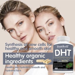 DHT Advanced Hair Formula With Biotin Promotes Hair Health And Skin Elasticity