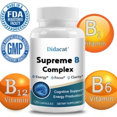 Supreme B Complex Boost Energy Improves Focus And Clarity 30-120 Capsules