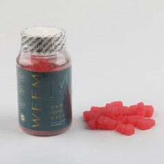 WEEM Hair Skin and Nails Gummies Supports Healthy Hair Vegan Biotin 1-5 Pack US.