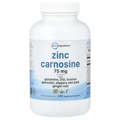 2 X Micro Ingredients, Zinc Carnosine, 240 Vegetarian Capsules