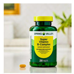 Spring Valley Super Vitamin B-Complex, 250 Count, Dietary Supplement Tablets