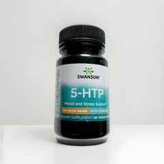 Swanson Extra Strength 5-HTP 100 mg 60 Capsules Mood, Stress Support