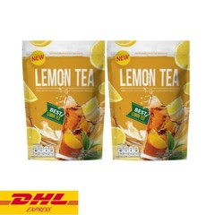 2x Nine Lemon Tea Instant Powder Mix Drink Control Hunger Help Excretion