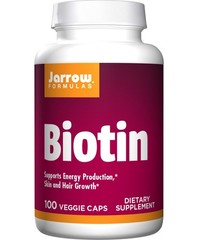 Jarrow Formulas Biotin Supports Energy Production 5,000 mcg 100 Veggie Caps