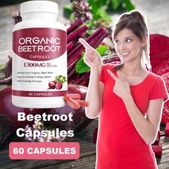 Beetroot Capsules Promotes Blood Circulation & Lasting Energy for Daily Wel R7G4