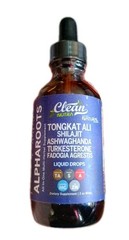 Clean Nutra Tongkat Al Liquid Drop Ashwagandha Turkesterone Fadogia 2oz. (8/26