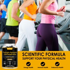 Fadogia Agrestis Capsules 1,000mg (Maximum Strength) 20:1 Stem Extract