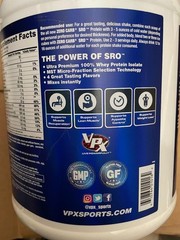 ZERO CARB SRO Whey Protein Isolate 4.4 Lbs Graham Cracker 83 Serving,90 Calories