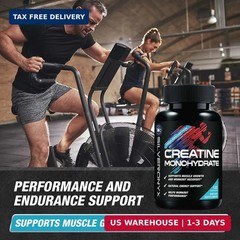 Creatine Monohydrate 3000mg Per Serving – 3X Strength Micronized Creatine Powder