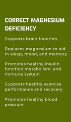 3 Breakthrough Magnesium pack-Bioptimizers all 7 essential forms, 60 capsules