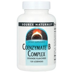 2 X Source Naturals, Coenzymate� B Complex, Orange , 120 Lozenges