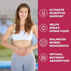 Digestive Enzymes Prebiotic & Probiotics Gas, Constipation & Bloating Relief 120