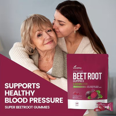 Super Beetroot Heart Chews with Grapeseed – Nitric Oxide Support Gummies