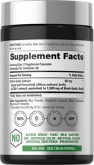Horbäach Aged Garlic Extract Capsules 60 Count Non-GMO Vegetarian