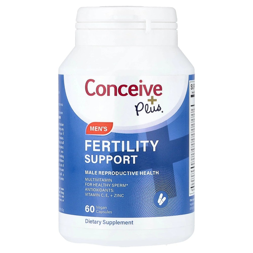 2 X Conceive Plus, Men’s Fertility Support, 60 Vegan Capsules