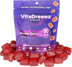 Melatonin Gummies for Sleep – Natural Sleep Aid Supplement with L-Theanine & GAB