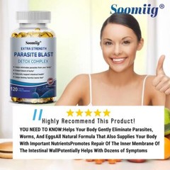 Intestinal Parasite Explosion Cleansing Detox Supports Digestion Capsules