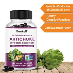 Artichoke Extract 600mg | 30/60/120caps|Non-Gmo & Gluten Free Supports Digestion
