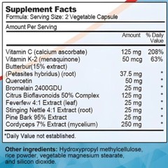 Breathe Easy – Respiratory Support, Promotes Lung Health 120 Capsules