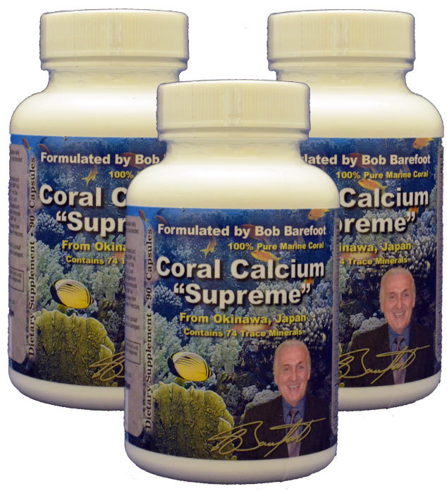 Coral Calcium Supreme 3-90CT Bottles