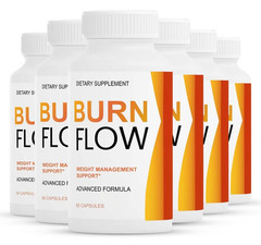 (6Pack) BurnFlow Capsules for Weight loss, Burn Flow Pills Fat-Burner Formula