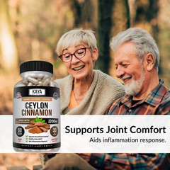 (2 Pack) True Organic Ceylon Cinnamon 1200mg High Potency Blood Sugar SUPPORT