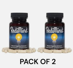 (1-5 Pack) RediMind Natural Cognitive Enhancer 90 Caps-Focus-Memory-Brain Health