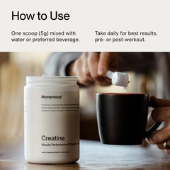 Creatine Monohydrate Powder – Supports Strength, Lean Muscle & Recovery – 90 Ser