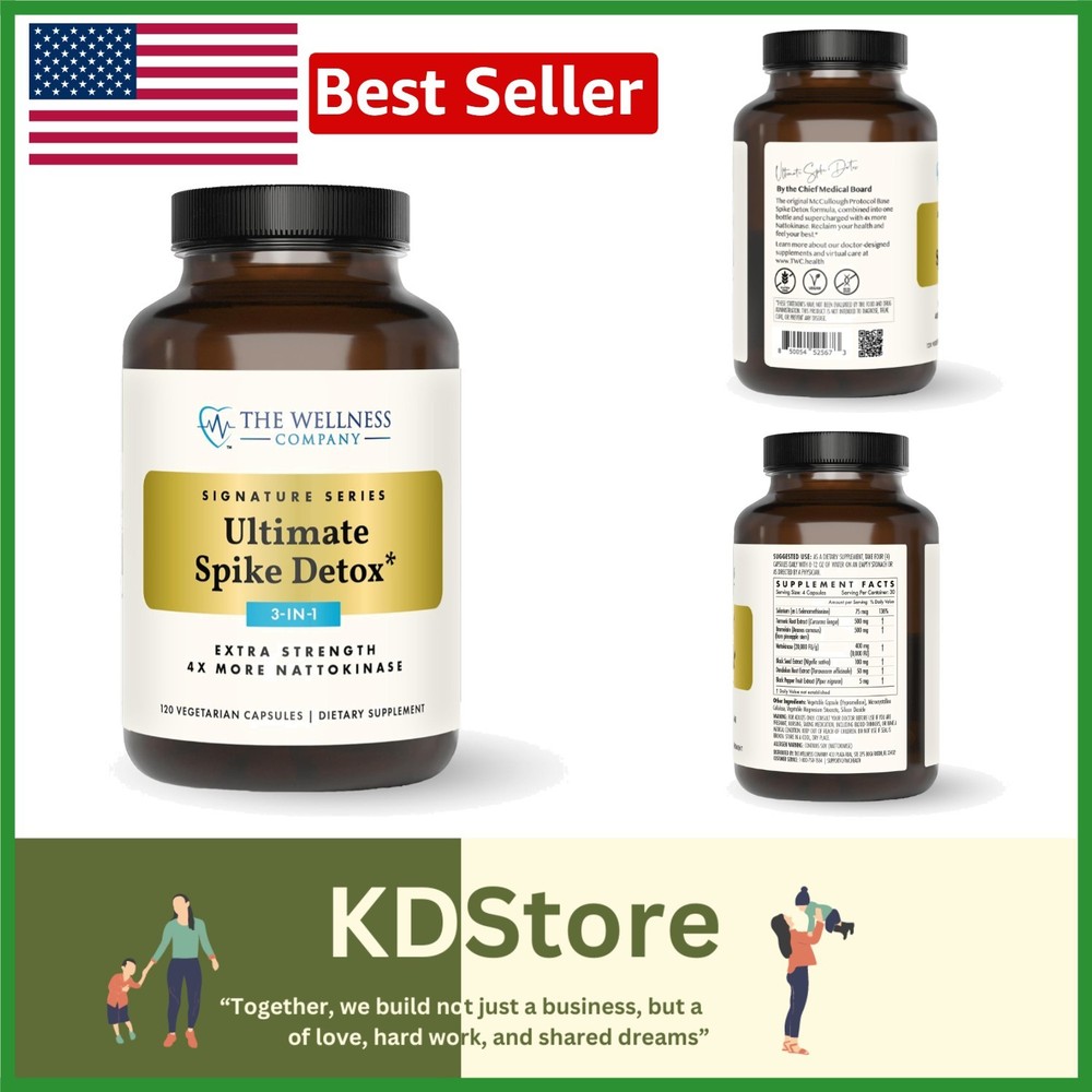 Ultimate Spike Detox Capsules – 30-Day Supply for Comprehensive Health Support
