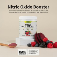 Natural Beet Root Powder – Plant-Based Pre Workout for Energy, Endurance & Blood