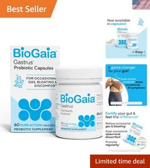 60 Count Probiotic Capsules for Balanced Gut Health & Enhanced Quality of Life