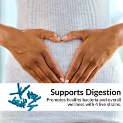 3x Probiotic 60 Billion 60ct with Prebiotics, Immune Function, Healthy Digestion