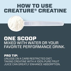 CREATURE® Creatine Monohydrate – NSF Certified for 10.58 Ounce (Pack of 1)