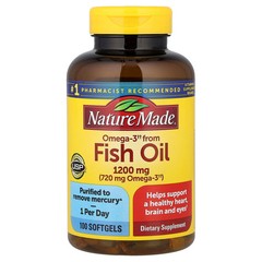 2 X Nature Made, Fish Oil, 1,200 mg, 100 Softgels