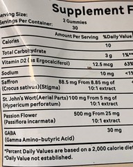 Saphire Happy Gummies Mood & Focus 60 Saffron Gummies BB:1/2028