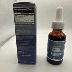 Triquetra L-Methylfolate 5-MTHF Plus Methyl B12 Supplement 15mg 60 servings 1 oz